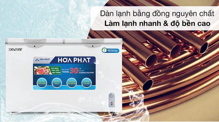 Dàn lạnh bằng đồng cấp đông nhanh chóng